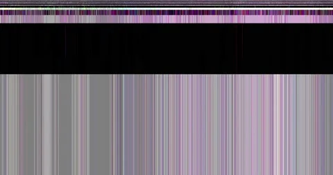 Set of Broken LCD Display Effects. Screen Flickering. Stock Footage 159731716
