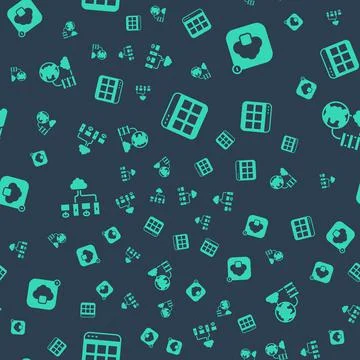 Set Browser files, Cloud technology data transfer, Computer network and Network Stock Illustration