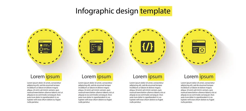 Set Browser files, Software, Programming language syntax and Debugging. Business Stock Illustration