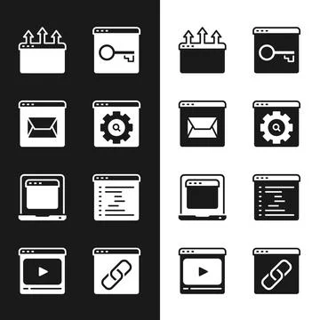 Set Browser setting, Website and mail, window, Secure your with HTTPS, SSL Illustration