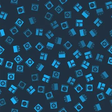 Set Browser window, and setting on seamless pattern. Vector Stock Illustration