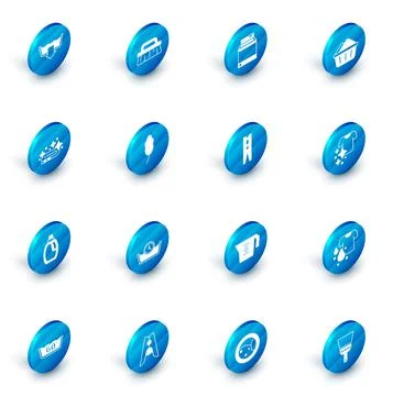 Set Brush for cleaning, Washer, Basin with soap suds, Towel stack, Bottle agent イラスト素材
