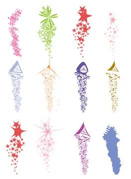 Set of brush vector Stock Illustration