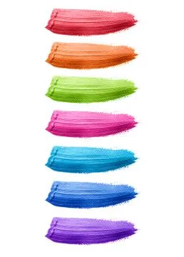 Set of brushstroke 스톡 사진