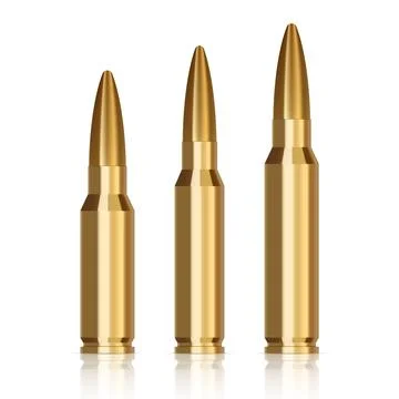 Set of bullets isolated on white background, vector illustration Stock Illustration