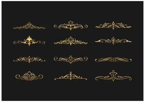 Set bundle vintage banner collections Stock Illustration