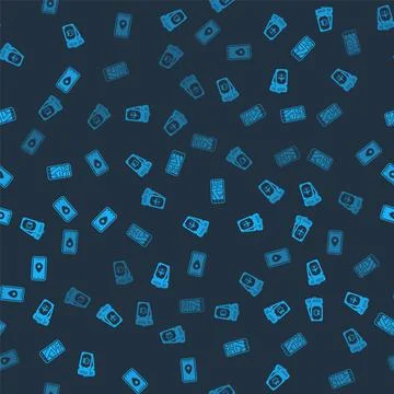 Set Bus ticket, Airline, Infographic of city map and on seamless pattern. Vector Illustrazione stock