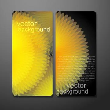 Set of business cards Stock Illustration
