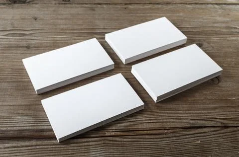 Set of business cards Stock Photos