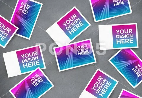 Set of business cards templates Plantilla PSD