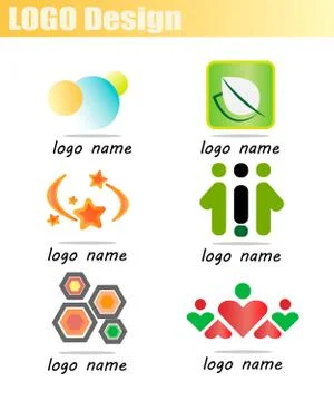 Set Business logo vector Stock Illustration