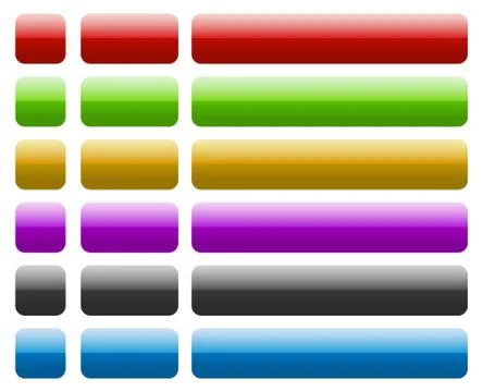 Set of button, banner backgrounds on white. Ilustración de archivo