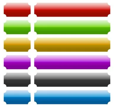 Set of button, banner backgrounds on white. Ilustración de archivo