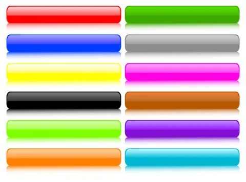 Set of buttons Stock Illustration