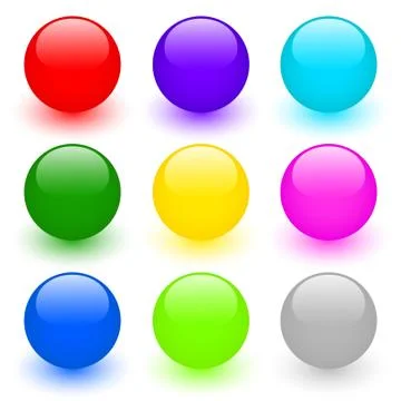 Set of buttons Stock Illustration