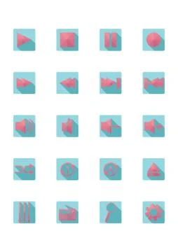 Set Of Buttons Stock Illustration