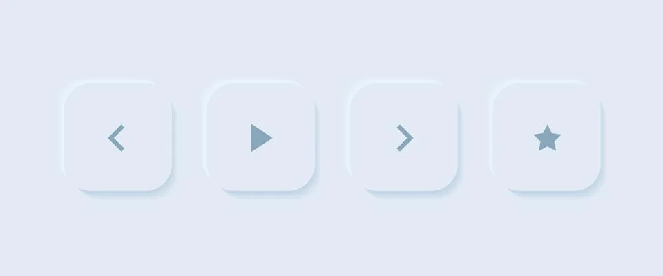 Set of buttons Stock Illustration