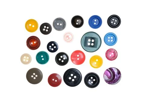 Set of buttons Foto stock