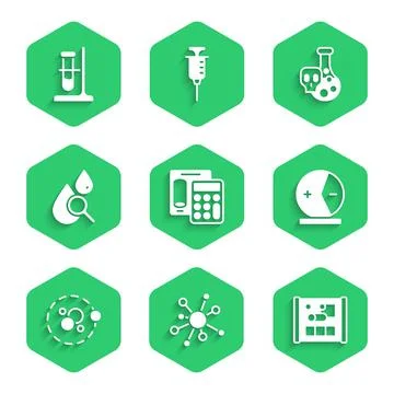 Set Calculator, Molecule, Graphing paper for engineering, Atom, Drop and 스톡 일러스트