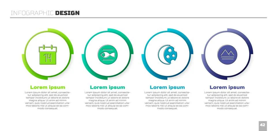 Set Calendar, Pisces zodiac, Eclipse of the sun and Earth element. Business 스톡 일러스트