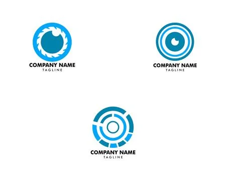 Set of Camera Eye Logo Design Template Иллюстрация
