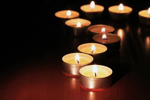 Set Of Candles Stock Photos