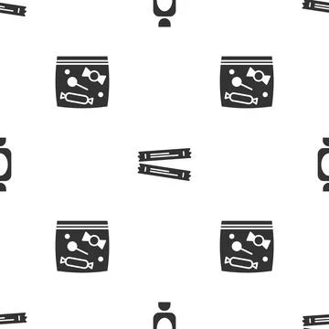 Set Candy, Sugar stick packets and packaging for sweets on seamless pattern Illustrazione stock