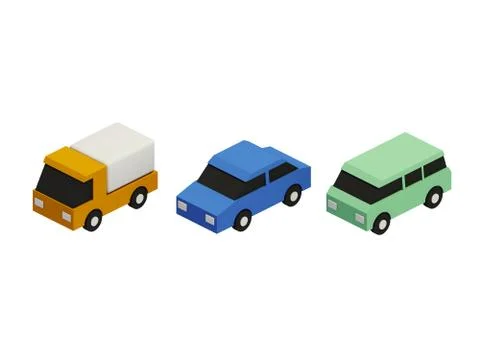 Set of the car icons Illustration