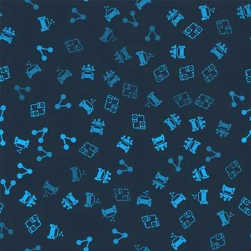 Set Car sharing, , Data exchange with hhd and Share on seamless pattern. Vector Stock Illustration