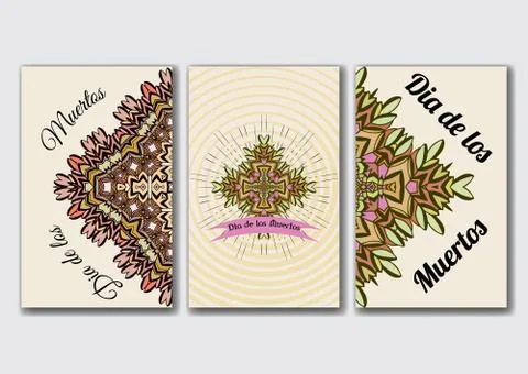 Set of the card templates Stock Illustration