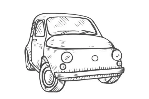 Set with cars Illustrazione stock