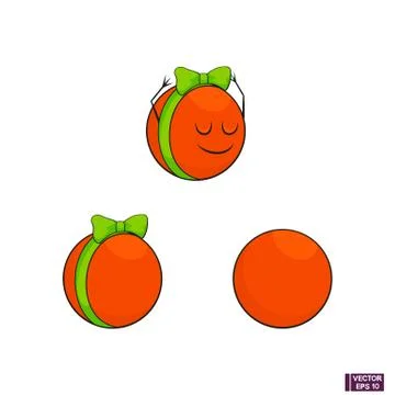 Set of cartoon gift boxes. Stock Illustration