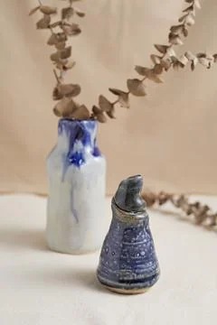 Set of Ceramic, stylish tableware Stock Photos