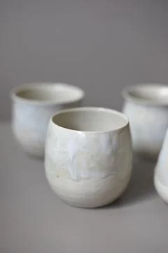 Set of Ceramic, stylish tableware Stock Photos