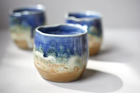 Set of Ceramic, stylish tableware Stock Photos