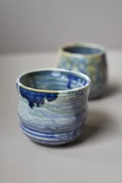 Set of Ceramic, stylish tableware Stock Photos