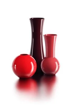 Set of ceramic vases Stock-Illustration