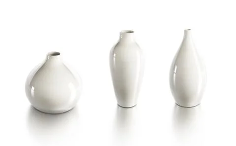 Set of ceramic vases Stock Illustration