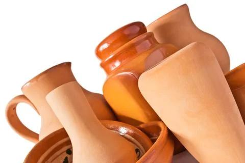 A set of ceramic ware Stock Photos