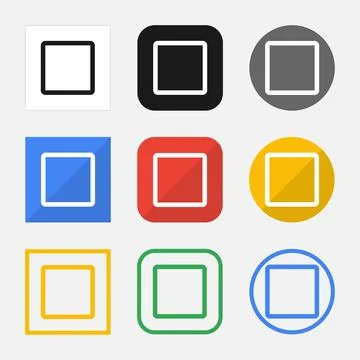 Set of Check Box icons for your web site or mobile app Stock Illustration