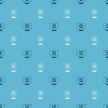 Set Cheese and on seamless pattern. Vector Stock Illustration
