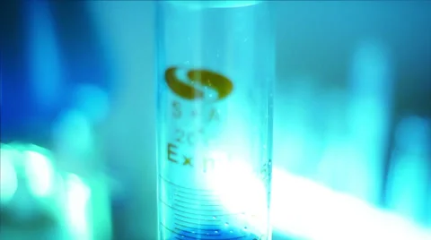 SET Chemical laboratory Stock Footage 34985345