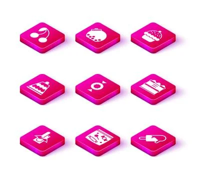 Set Chocolate bar, Candy packaging for sweets, Cake, Ice cream, Cupcake and.. Stock Illustration