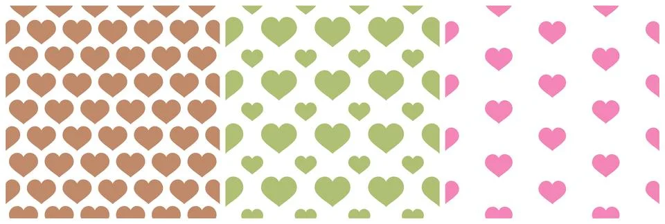 Set of Chocolate Seamless Pattern Design with Choco Decoration in Template .. Illustrazione stock