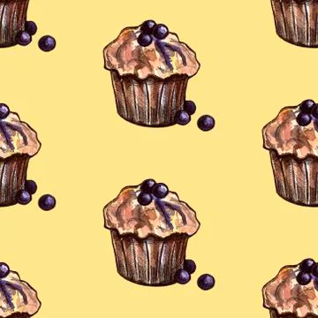 Set of chocolate sweets: donut, cake, cookies, cupcake, woopie pie, macarons. Stock Illustration