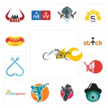 Set of chopper, security camera, equestrian, martial arts, kindergarten, cat, 無料イラスト素材