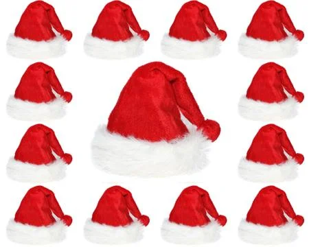Set christmas hat Stock Photos