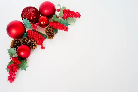 Set of christmas things Stock Photos