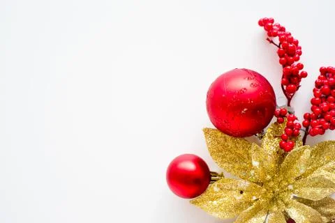 Set of christmas things Stock Photos