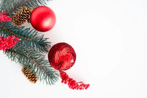 Set of christmas things Stock Photos